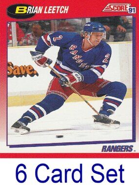 Brian Leetch Hockey Card Collection